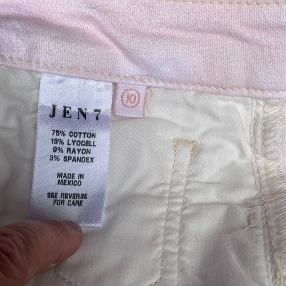 NWT Jen7 Baby Pink Ankle Skinny Jeans Women’s 10 Stretch Denim - Picture 5 of 15